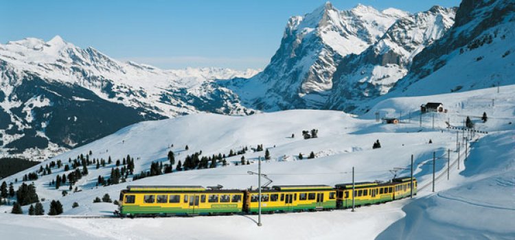 السياحة الشتوية في سويسرا