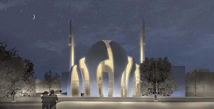 إفتتاح أكبر وافخم مسجد بأوروبا في ألمانيا