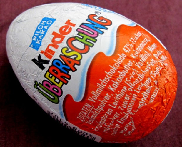 بيضة كيندر ممنوعة في الولايات المتحدة