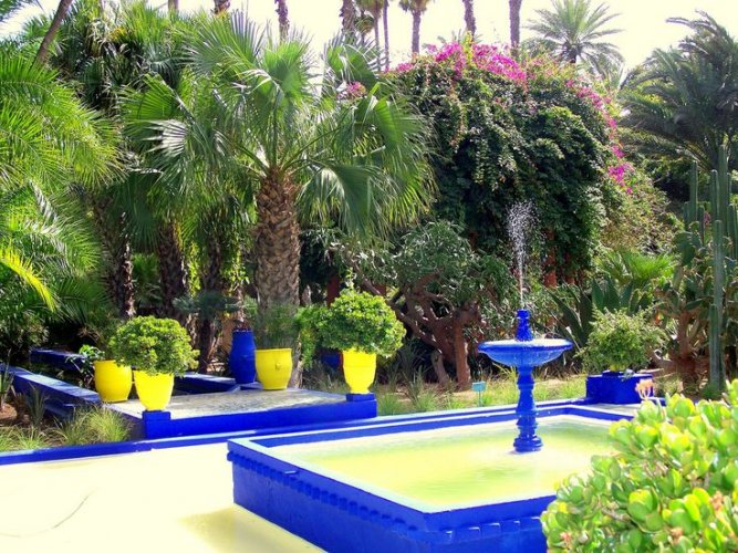 حديقة ماجوريل فى مراكش