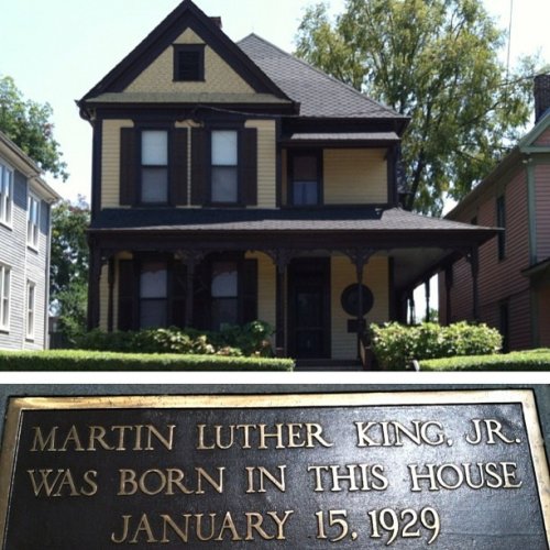 منزل مارتن لوثر كينج في مدينة اتلانتا