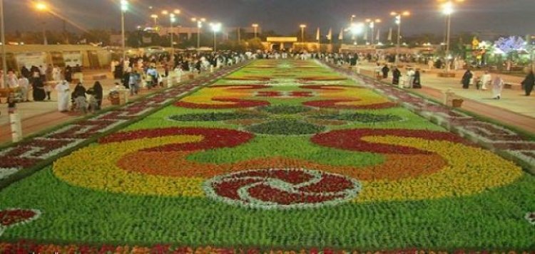 سجادة الزهور في معرض الربيع