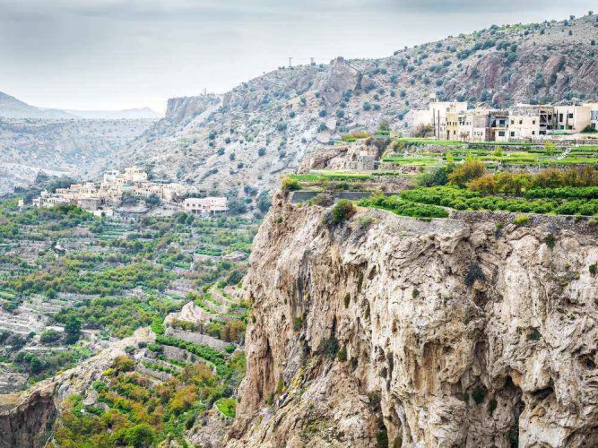الجبل الاخضر في سلطنة عمان