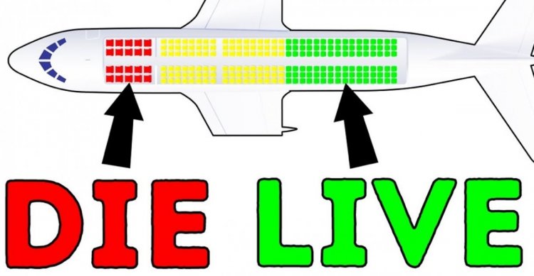 المقاعد الاكثر أمانا بالطائرة