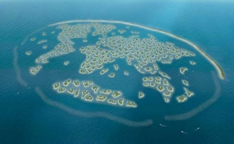 جزر علي شكل كوكب الأرض