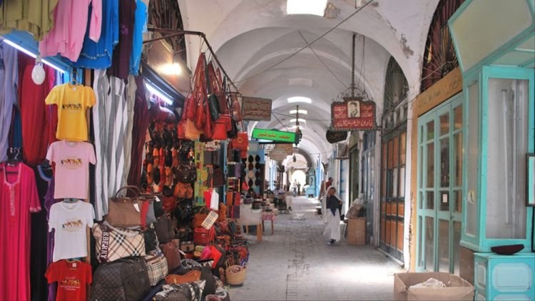 سوق الاقمشة في تونس