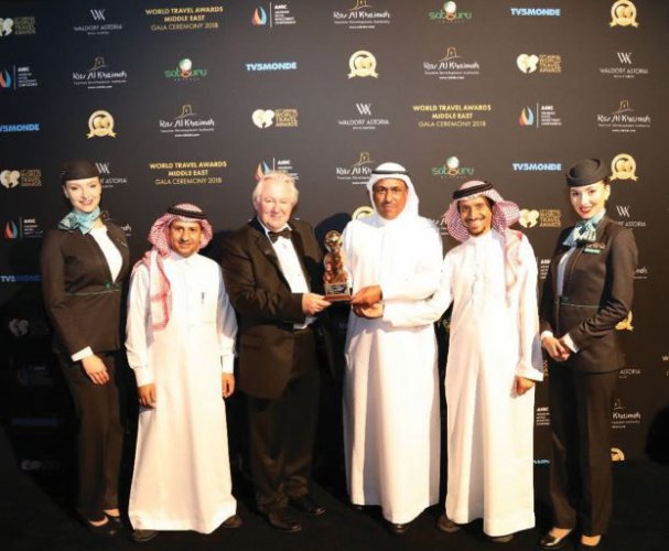 تسليم جائزة أفضل طيران ‏اقتصادي في الشرق الأوسط لطيران ناس