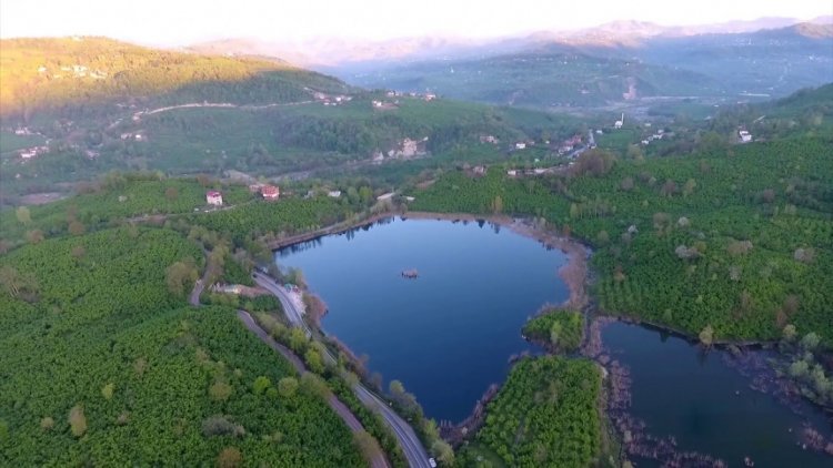 بحيرة غاغا في مدينة فاتسا التركية