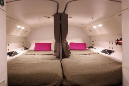 غرف نوم سرية في الطائرات 