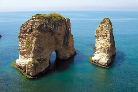 صخرة الروشة لبنان 