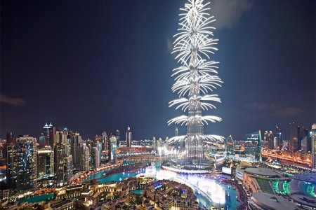 ليلة رأس السنة في دبي