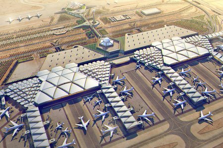 مطار الملك خالد الدولي بالرياض 