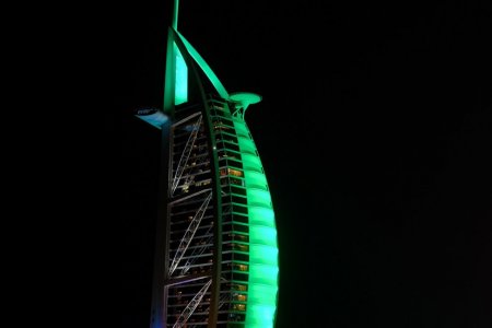 الإمارات تكتسي باللون الأخضر