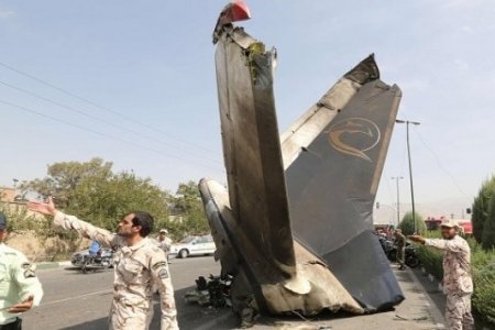 تحطم طائرة عسكرية إيرانية في أصفهان