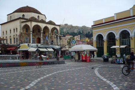 حي موناستيراكي في أثينا - اليونان