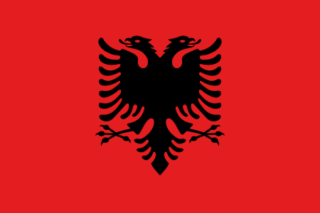 العلم الألباني 
