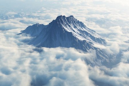 جبل أوليمبوس الشهير في اليونان