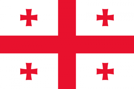 علم جورجيا الحالي 