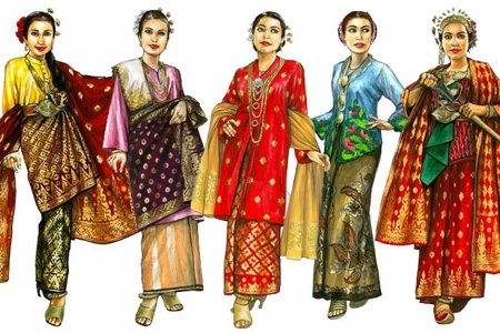 الأزياء الماليزية التقليدية 