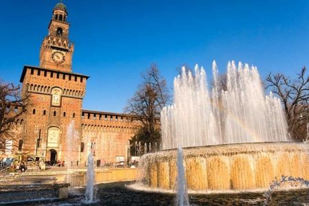 قلعة سفورزيسكو في ميلانو