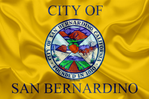 علم مدينة سان برناردينو الأمريكية