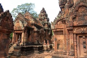 المعبد الكمبودي بانتي سري في كمبوديا