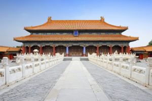 المدينة المحرمة في متحف القصر في بكين