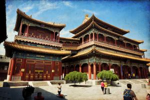 معبد لاما في بكين الصين